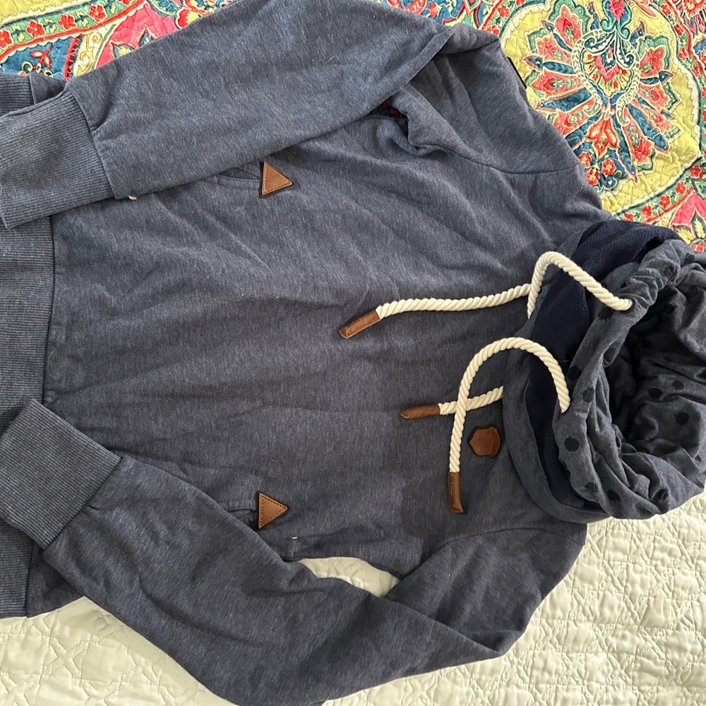 Naketano Blue Double Hoodie